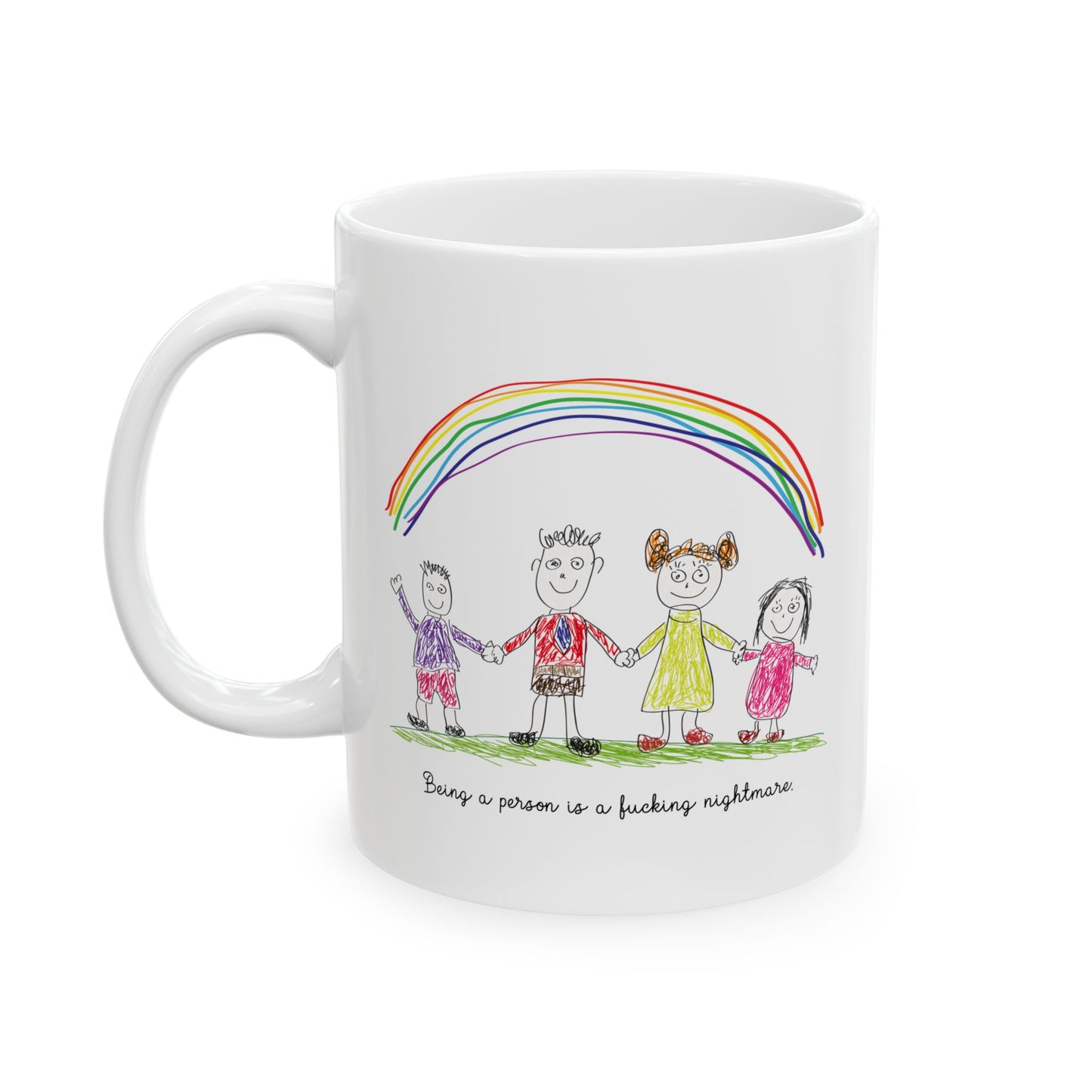 being a person is a fucking nightmare mug