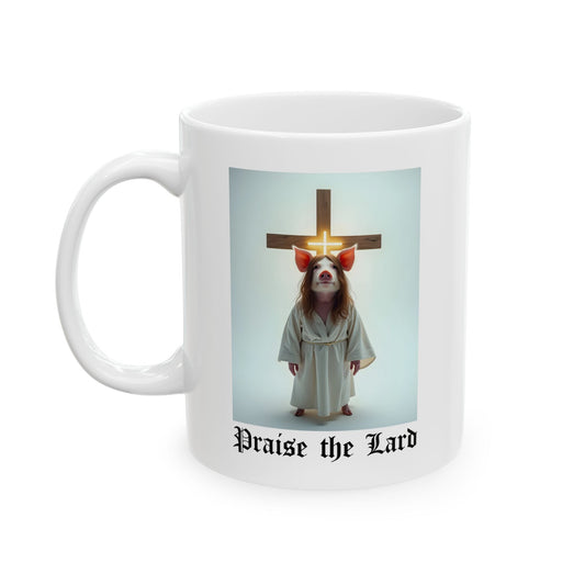 praise the lard mug