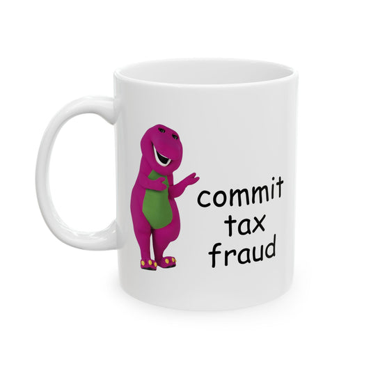 commit tax fraud mug